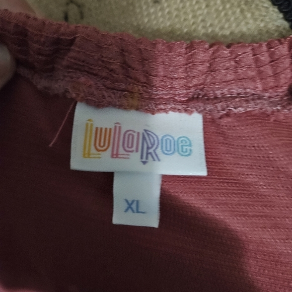 LuLaRoe NWT Cici Mauve Pink Dress Size XL - Picture 9 of 12